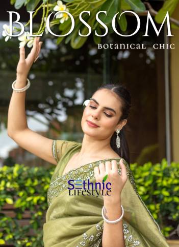 SETHNIC BLOSSOM 38001 TO 38003 DESIGNER SAREE WHOLESALER IN INDIA